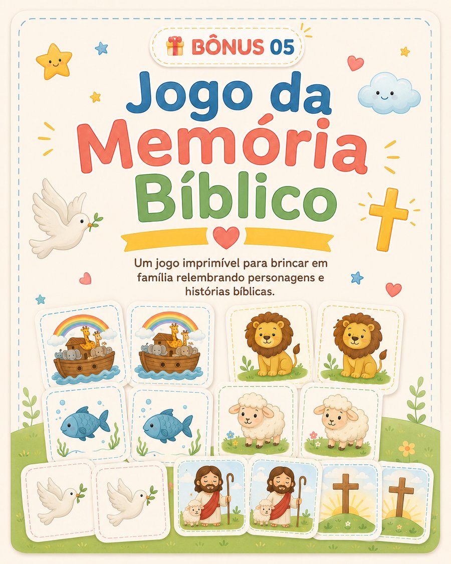 Bônus 5 — Jogo da Memória Bíblico
